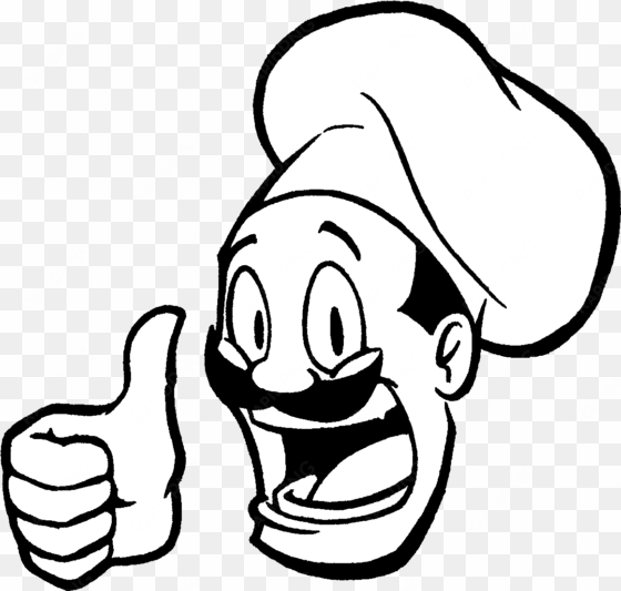 picture royalty free stock chef hat clipart black and - happy chef clip art