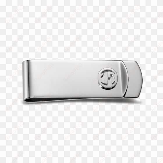 Picture Stock Gucci Sterling Interlocking Money - Gucci Interlocking G Sterling Silver Tie Clip, Mens, transparent png image