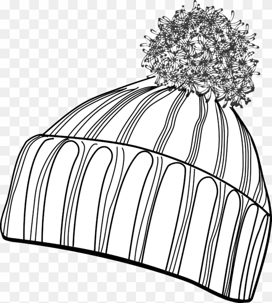 picture transparent stock bobcap big image png - mütze clipart schwarzweiss