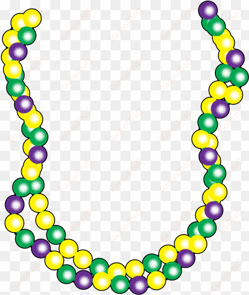 picture transparent stock new orleans fat tuesday bourbon - mardi gras beads clipart