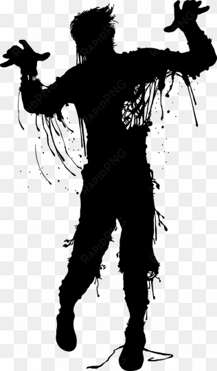 picture - - zombie run silhouette