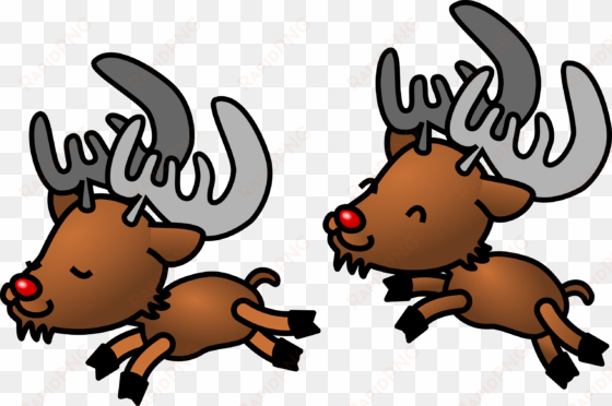 pictures of christmas reindeer - reindeer cartoon no background