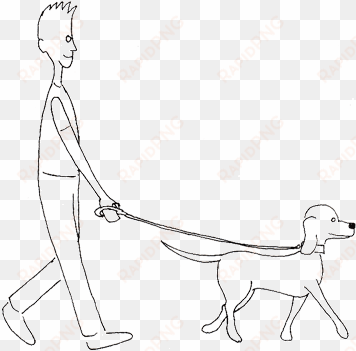 Pictures Of Dogs Walking - Dog Walking Clip Art transparent png image