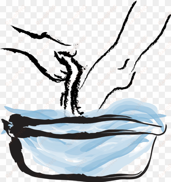 pictures of feet - maundy thursday clipart