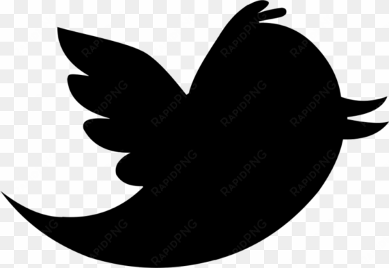 pictures of twitter logo - twitter bird logo png black