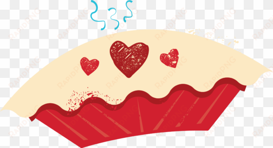 pie in the sky pie for a client - heart pie clipart