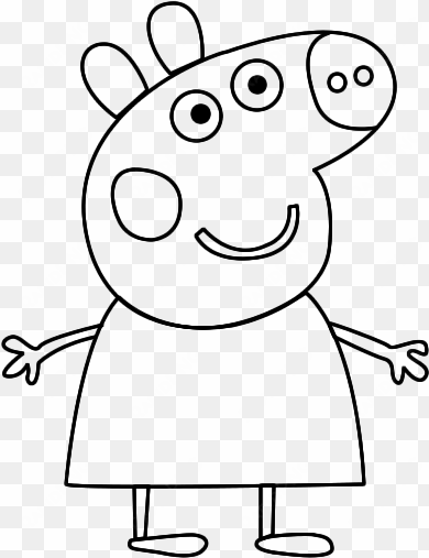 pig cartoons printable coloring - ro draw peppa pig