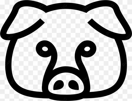 pig face outline - nation of sheep ruled by wolves owned