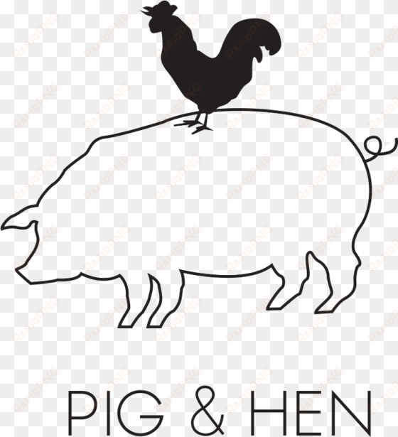 pig & hen logo - pig & hen logo