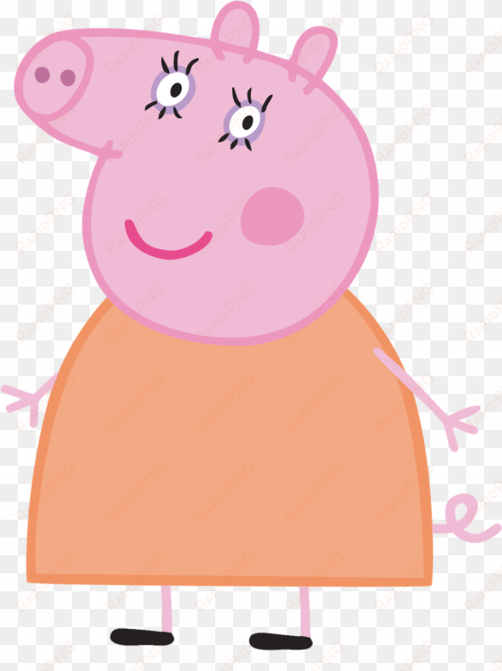 pig transparent mummy - peppa pig family png