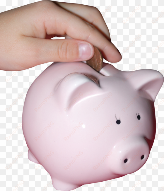 piggy bank png transparent - put money in piggy bank png