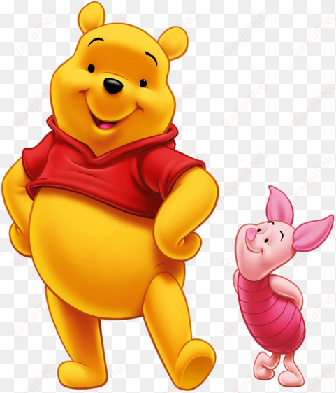 piglet y winnie the pooh png imagen - winnie the pooh baby shower party banner