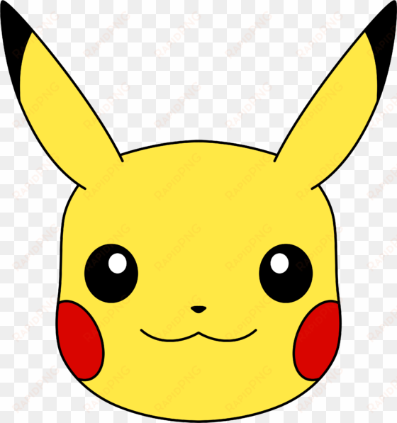 pikachu face png transparent pikachu face - pikachu face
