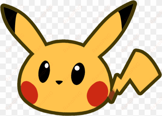 pikachu head png jpg transparent - pikachu