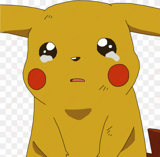 pikachu, pokemon, and sad image - pikachu crying