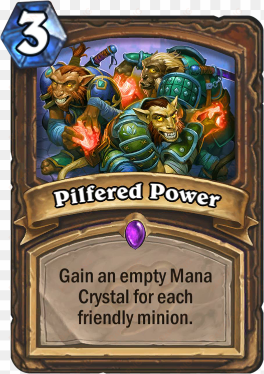 pilfered power card - pilfered power