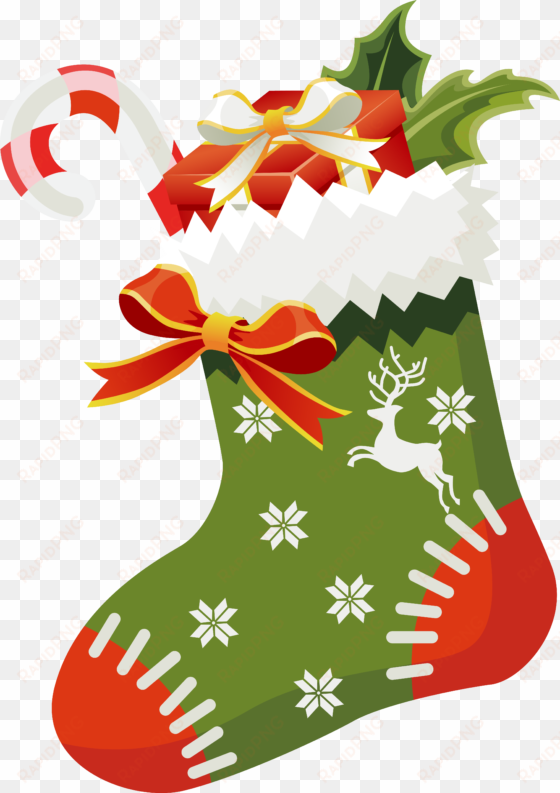 Pin By Amy ♥ On ꧁christmas Stockings꧁ - Christmas Stocking Clipart Png transparent png image