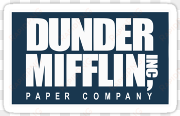 pin by maya on laptop stickers - dunder mifflin paper logo