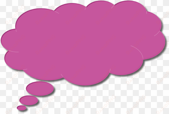 pin thinking bubble clipart - coloured thought bubble png