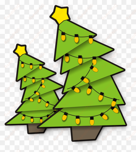 pine, tree, lights, christmas tree, png, xmas - christmas tree