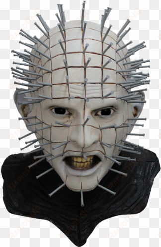 Pinhead Hellraiser Horror Mask Super Deluxe Halloween - Hellraiser Mask transparent png image