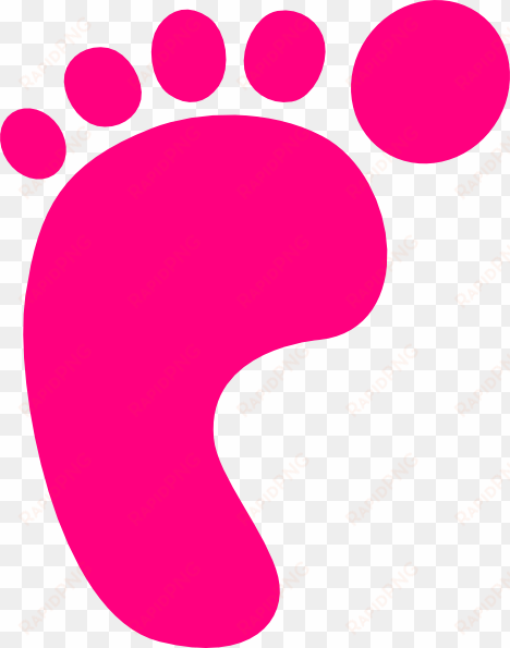 pink baby feet png banner transparent download - pie de bebe dibujo