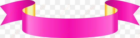 pink banner - pink ribbon banner png