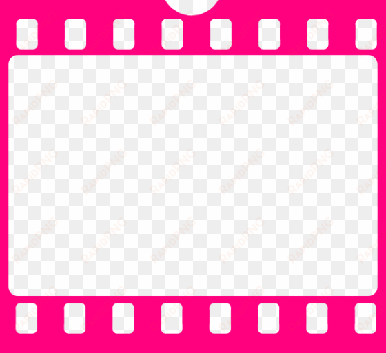 pink filmstrip png pic - film strip frame png