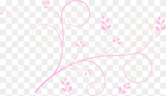 pink floral png svg free download - vine line drawing flower