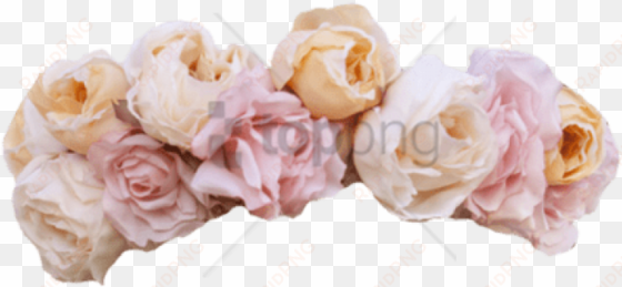 pink flower crown floral garland, flower garlands, - pink pastel flower crown png