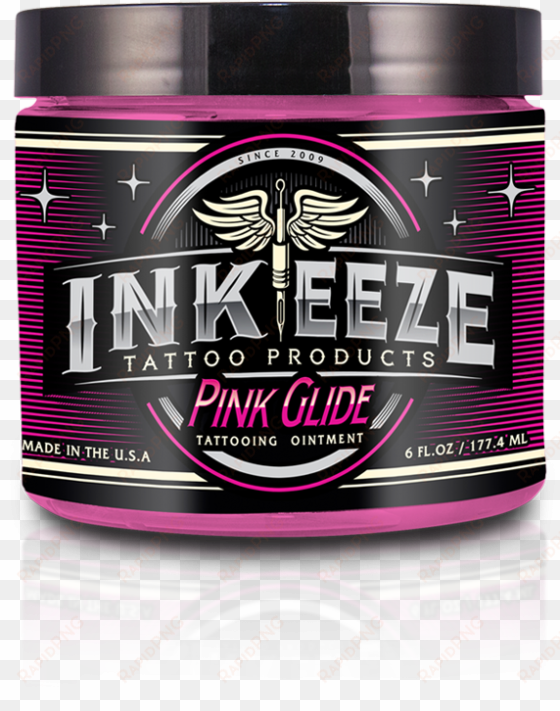 pink glide tattoo ointment - ink-eeze green glide tattoo ointment 16oz jar