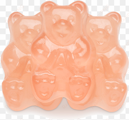 pink grapefruit gummi bears - champagne gummy bears bulk