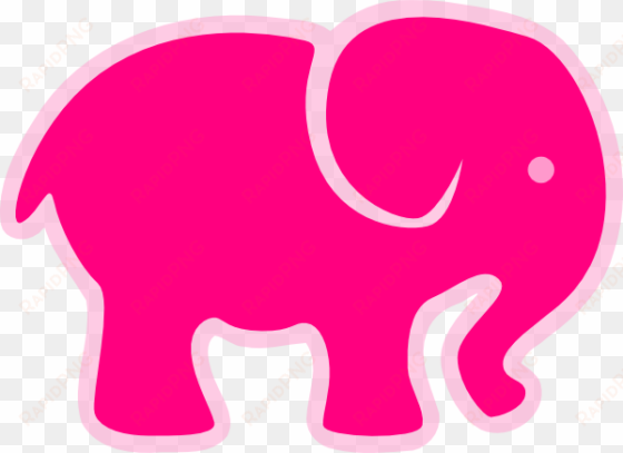 pink on pink elephant svg clip arts 600 x 436 px