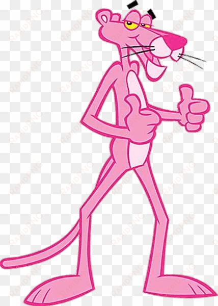 pink panther thumbs up - pink panther vector free