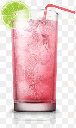 pink rum - highball glass pink cocktail