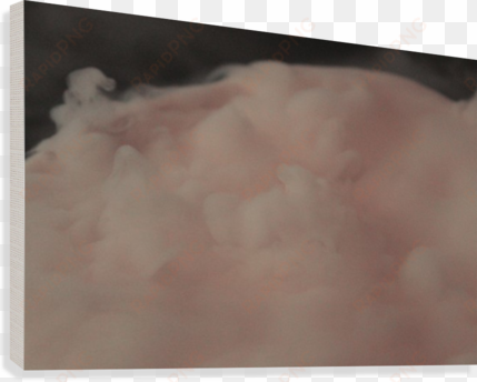 pink smoke canvas print - picture frame