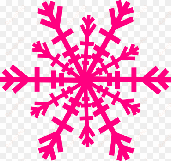 pink snowflake border clipart 4 by scott - pink snowflake transparent background