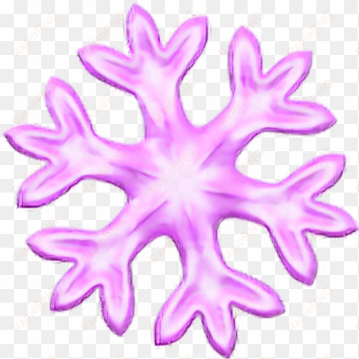 pink snowflake emoji snow overlay cute - snow emoji iphone