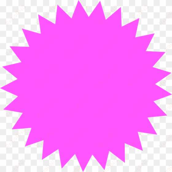 pink sun star clip art at clker - blank seal stamp png