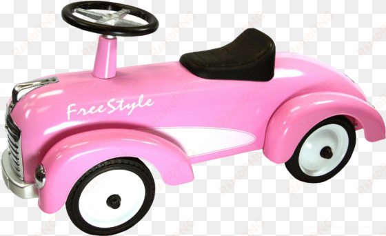 pink vintage toy car png - great gizmos speedster ride on (freestyle pink)