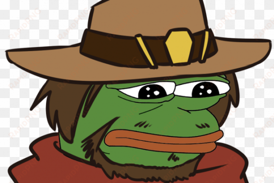 pinterest picture of pepe the frog reimagined as mccree - dank memes overwatch