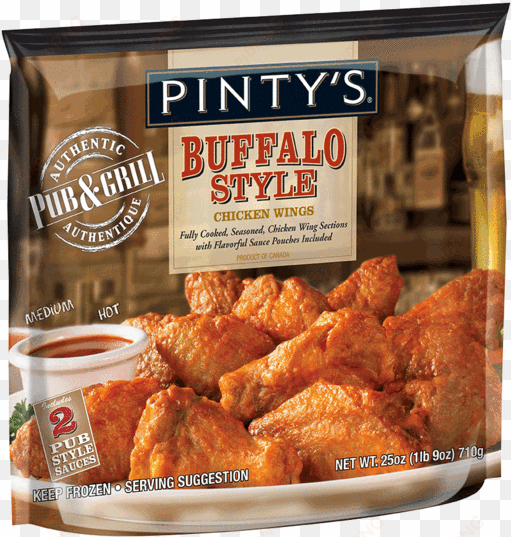 Pinty's P&g Buffalo Style Chicken Wings - Pinty's Pub & Grill Pinty's Pub And Grill Buffalo transparent png image