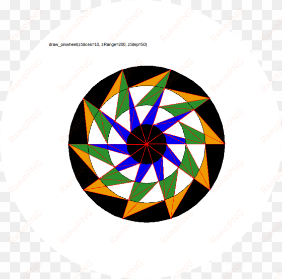 pinwheel drawing circle - circle