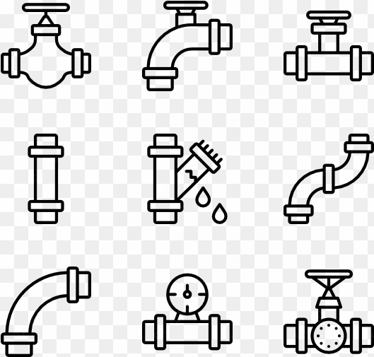 pipes and water flow - travel icon png transparent