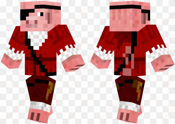 pirate pig - minecraft pig