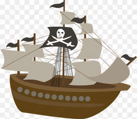 pirate png picture - pirate ship cartoon png