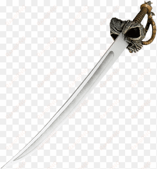 pirate skull plastic sword - pirate sword png