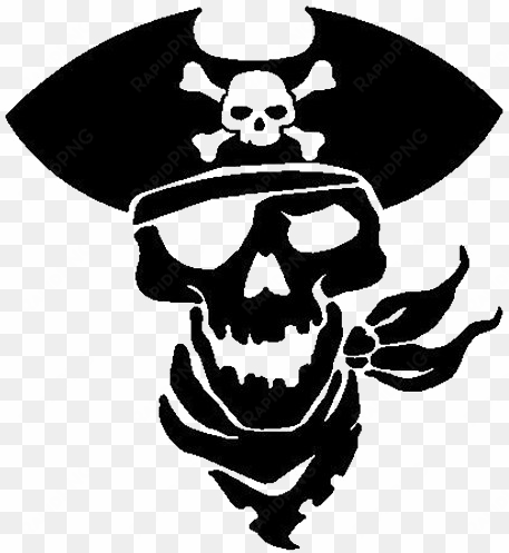pirate skull png background image - pirate decal
