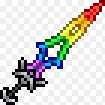 pirate sword - rainbow sword pixel art