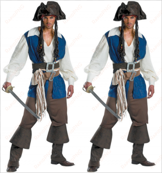 pirates of the caribbean jack sparrow outfit cosplay - mens pirates of the caribbean captain jack sparrow